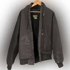 Walls Black Jacket Large workwear duck canvas insulated cozy men’s